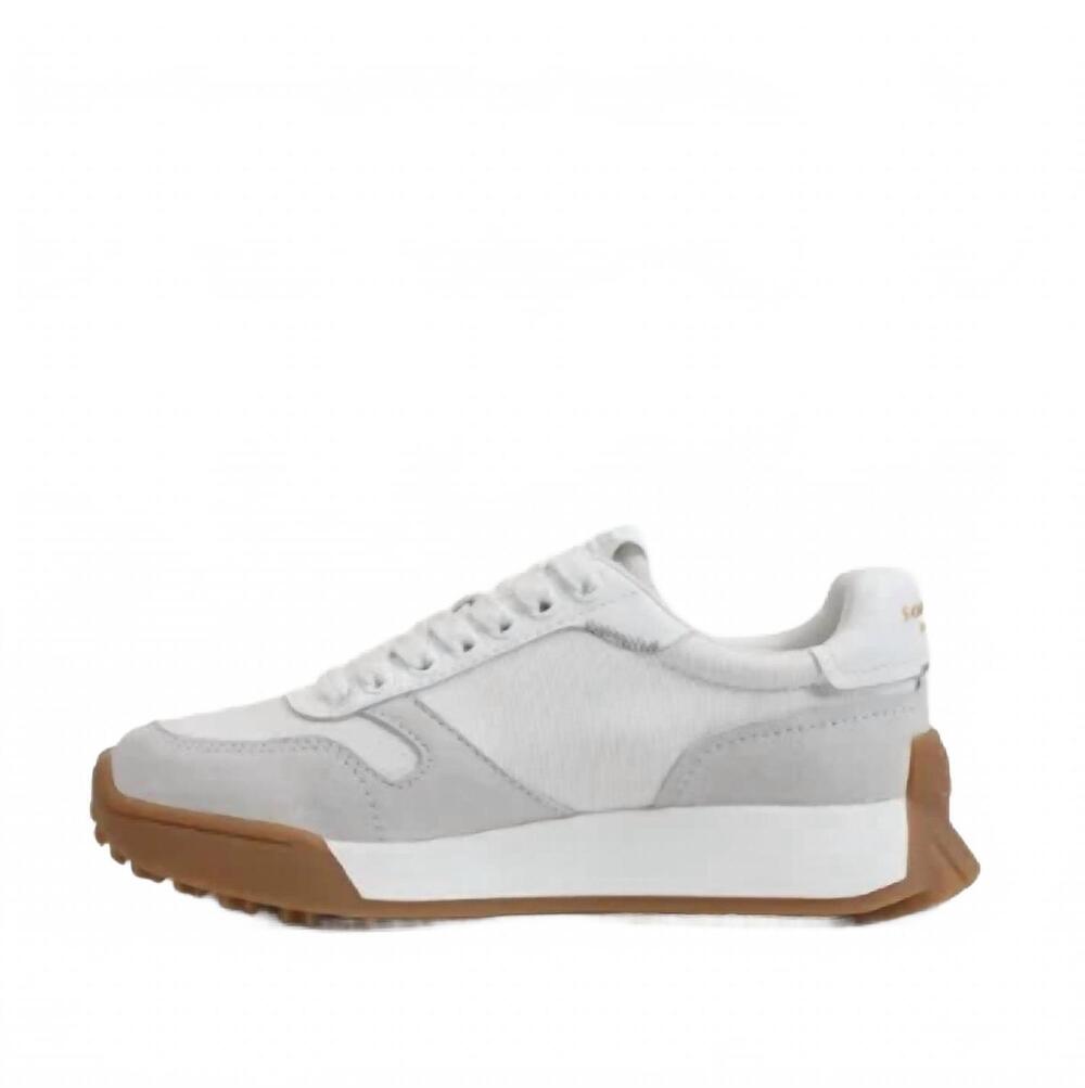 NEW SAM EDELMAN women's layla sneakers in white - Picture 4 of 8